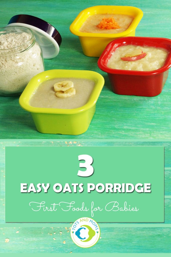 EASY PORRIDGES FOR BABIES Benefits, Tips and Recipes TOTS and MOMS