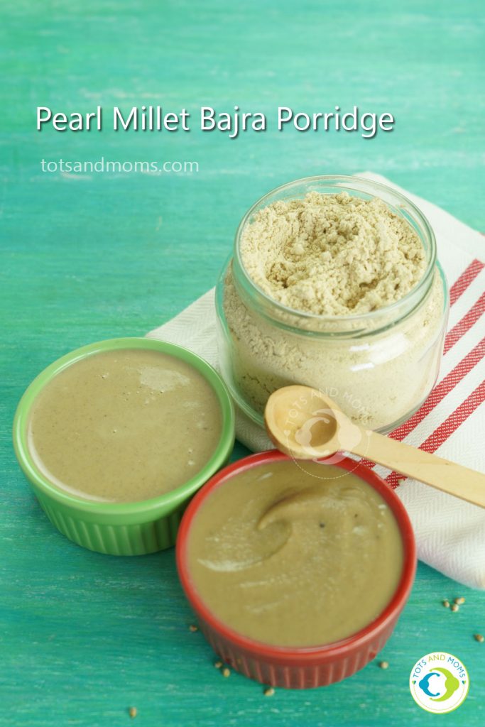 Pearl Millet Porridge for Babies and Toddlers Sweet & Savory