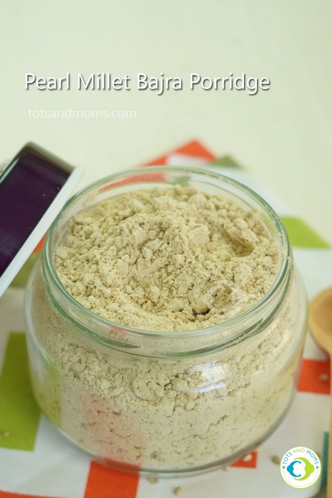 Pearl Millet Porridge for Babies and Toddlers Sweet & Savory
