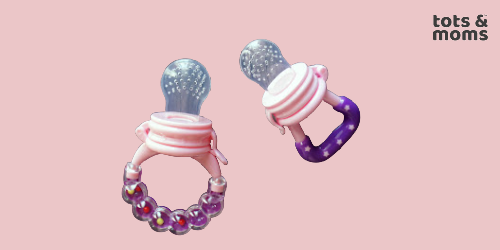 Fruit Nibbler for Babies is a special type of teething toy designed to help babies learn to eat soft fruits and vegetables.